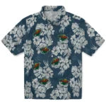 Minnesota Wild Hawaiian Shirt - Hibiscus Flowers | Hula Hawaiian Shirts