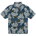 Minnesota Wild Hawaiian Shirt - Hibiscus Flowers | Hula Hawaiian Shirts