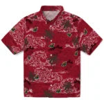 Minnesota Wild Hawaiian Shirt - Wave Palm | Hula Hawaiian Shirts