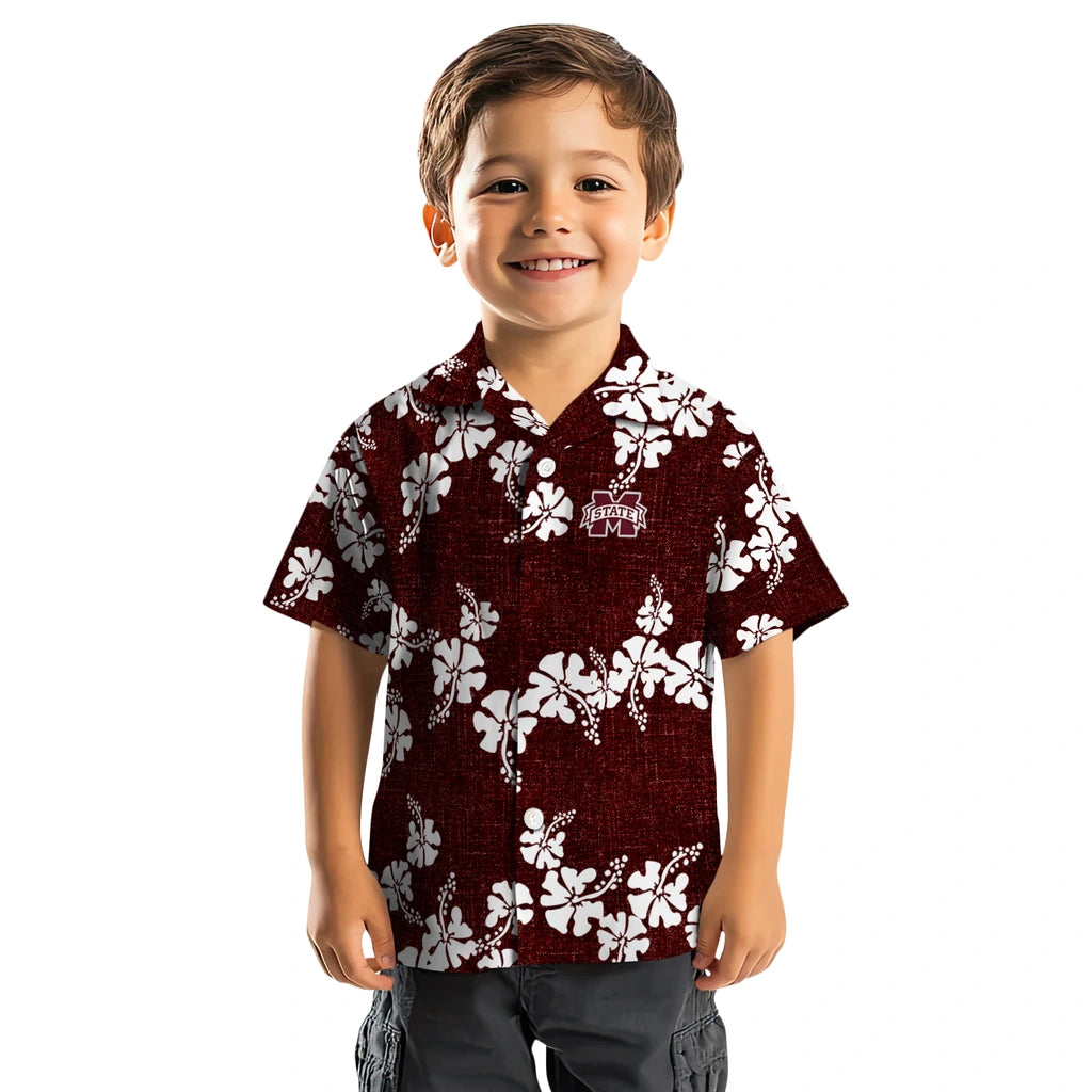 Mississippi State Bulldogs Hawaiian Shirt - 50th State Flower | Hula Hawaiian Shirts