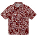 Mississippi State Bulldogs Hawaiian Shirt - Leaf Outline | Hula Hawaiian Shirts