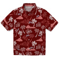 Mississippi State Bulldogs Hawaiian Shirt - Palm And Clouds | Hula Hawaiian Shirts