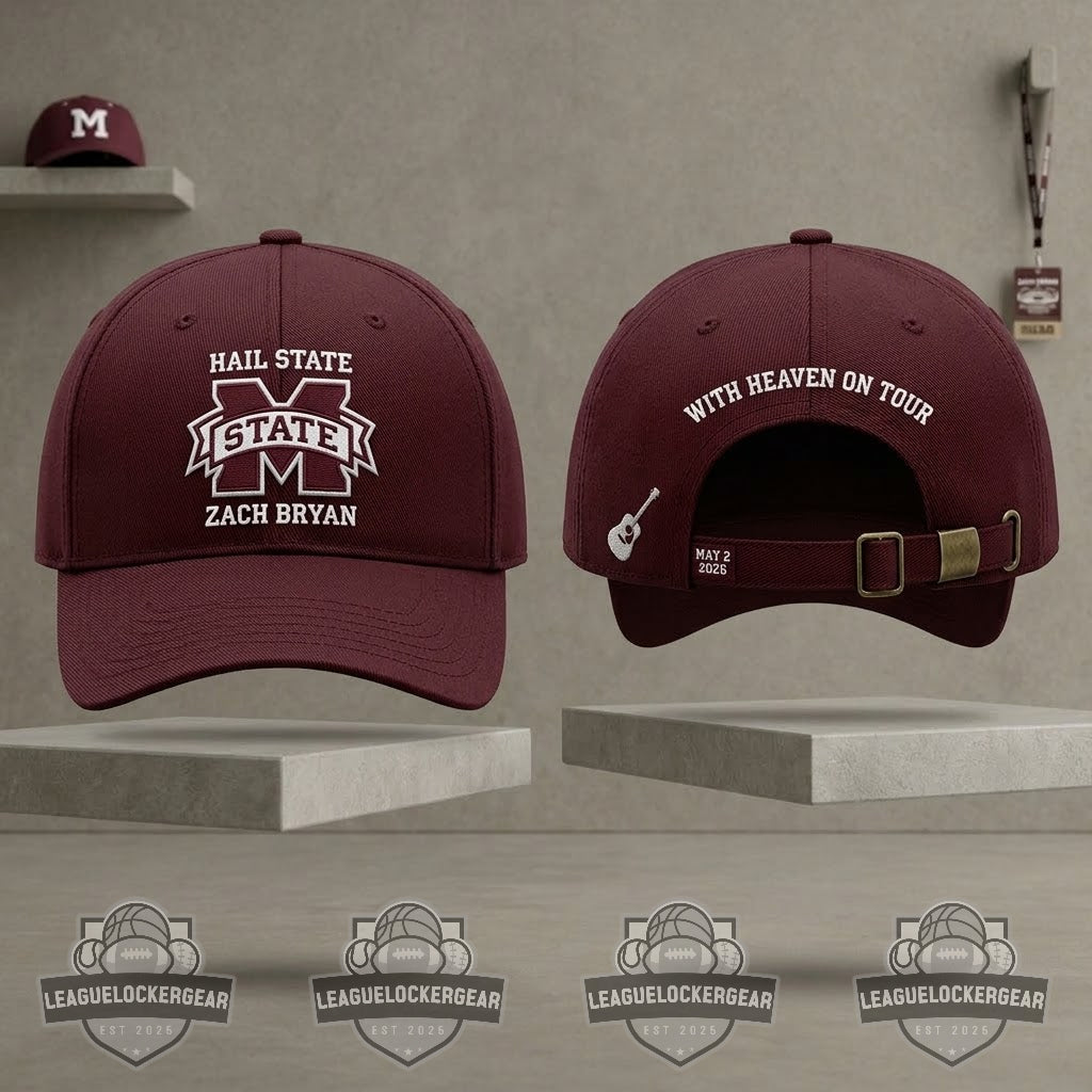 Mississippi State Bulldogs x Zach Bryan 2026 Tour Davis Wade Stadium T-Shirt - LeagueLockerGear