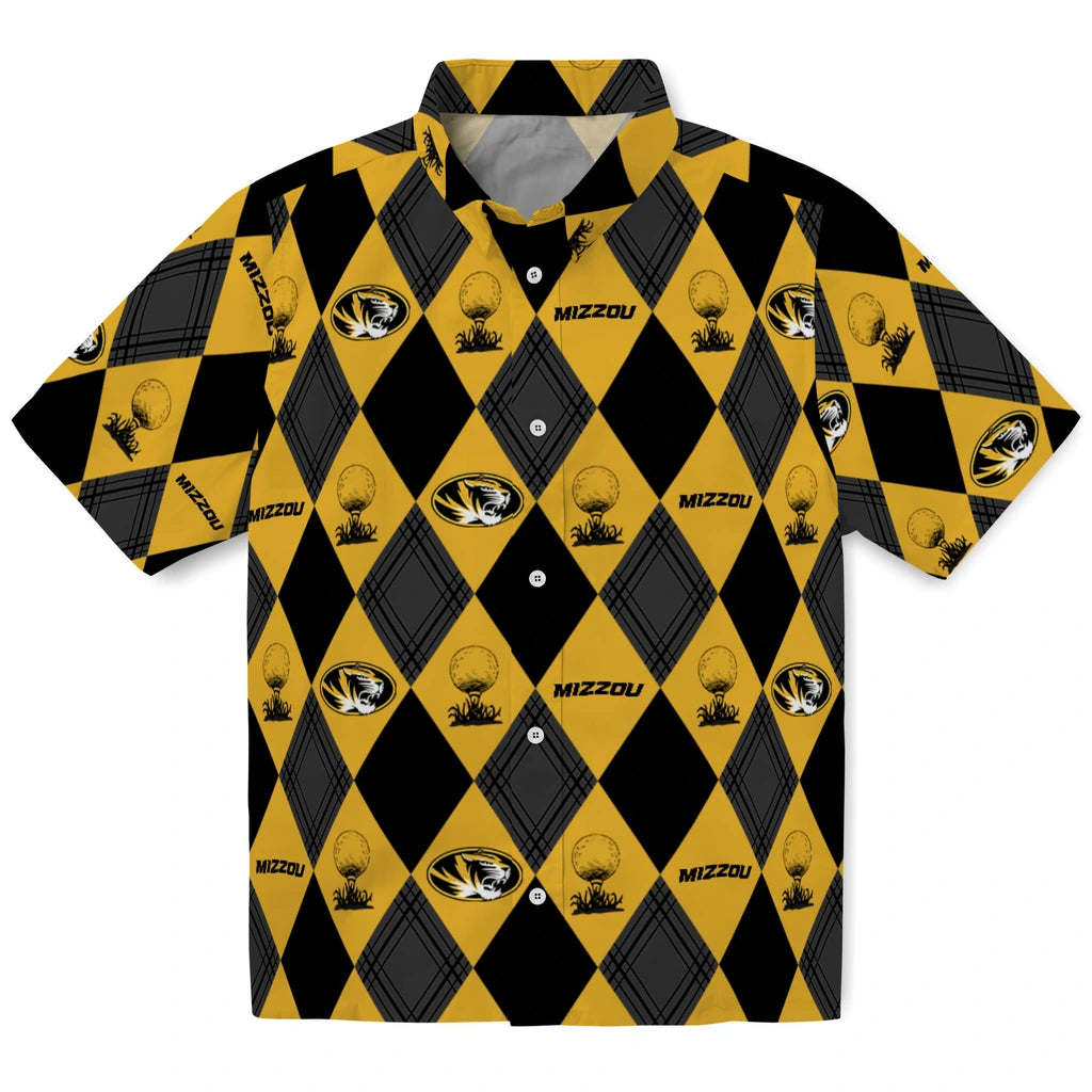Missouri Tigers Hawaiian Shirt - Golfing Plaid | Hula Hawaiian Shirts