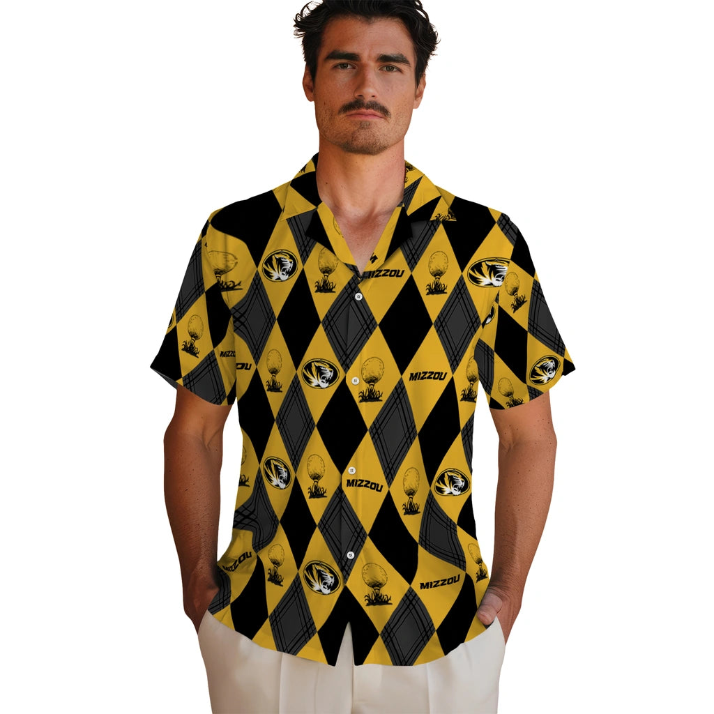 Missouri Tigers Hawaiian Shirt - Golfing Plaid | Hula Hawaiian Shirts