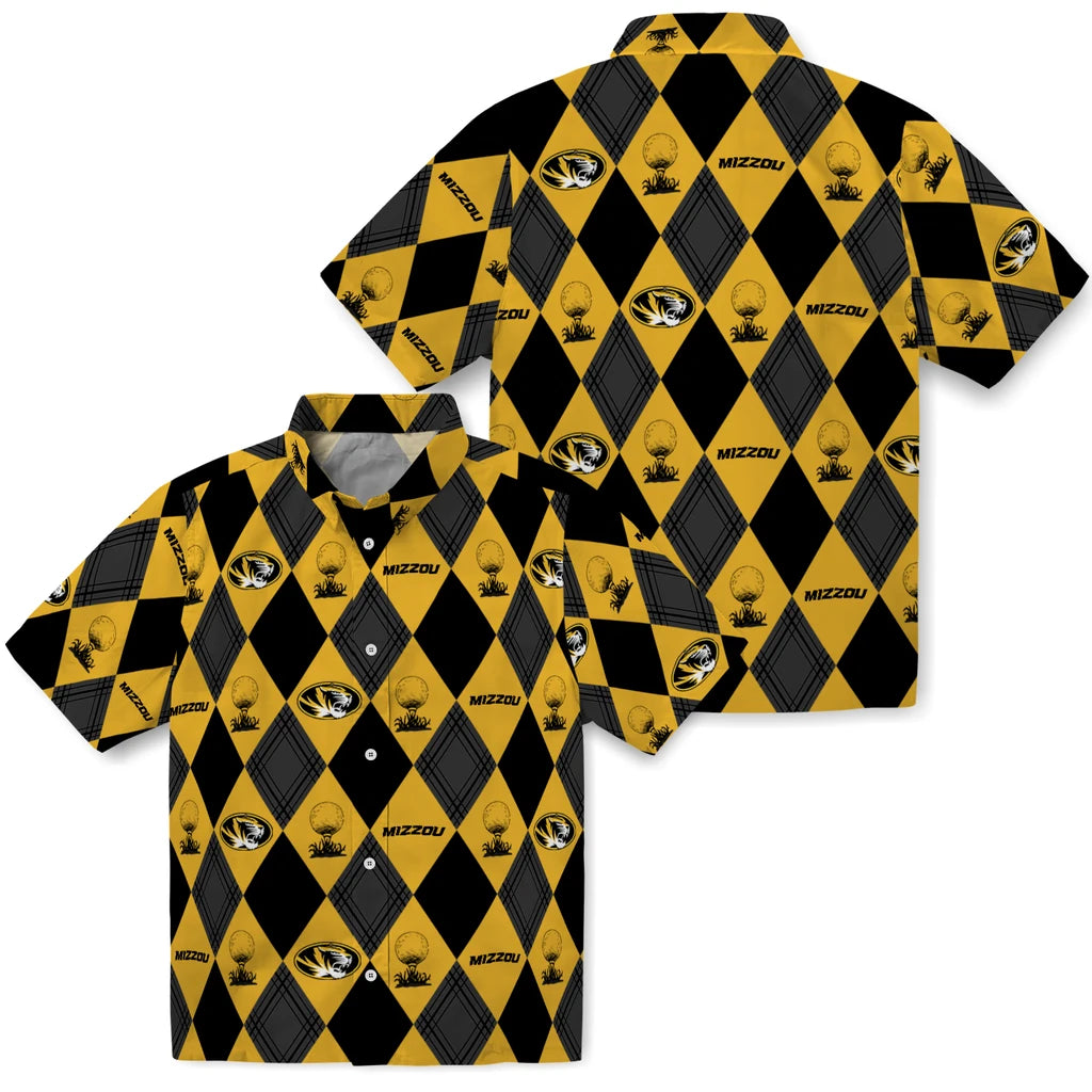 Missouri Tigers Hawaiian Shirt - Golfing Plaid | Hula Hawaiian Shirts