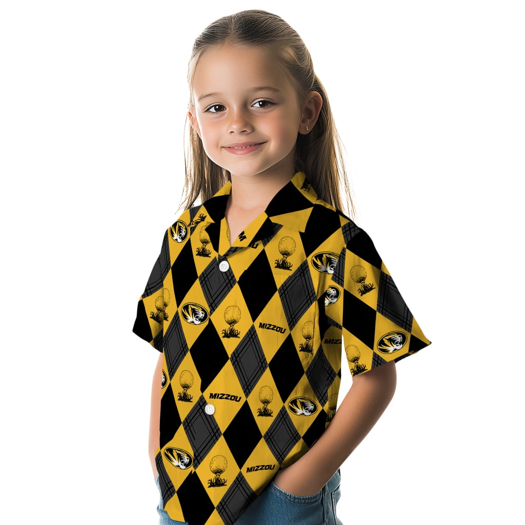 Missouri Tigers Hawaiian Shirt - Golfing Plaid | Hula Hawaiian Shirts