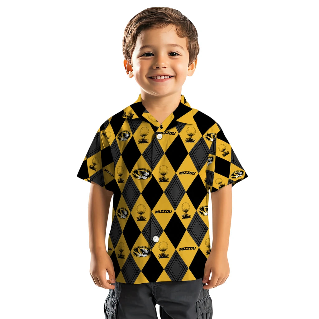 Missouri Tigers Hawaiian Shirt - Golfing Plaid | Hula Hawaiian Shirts