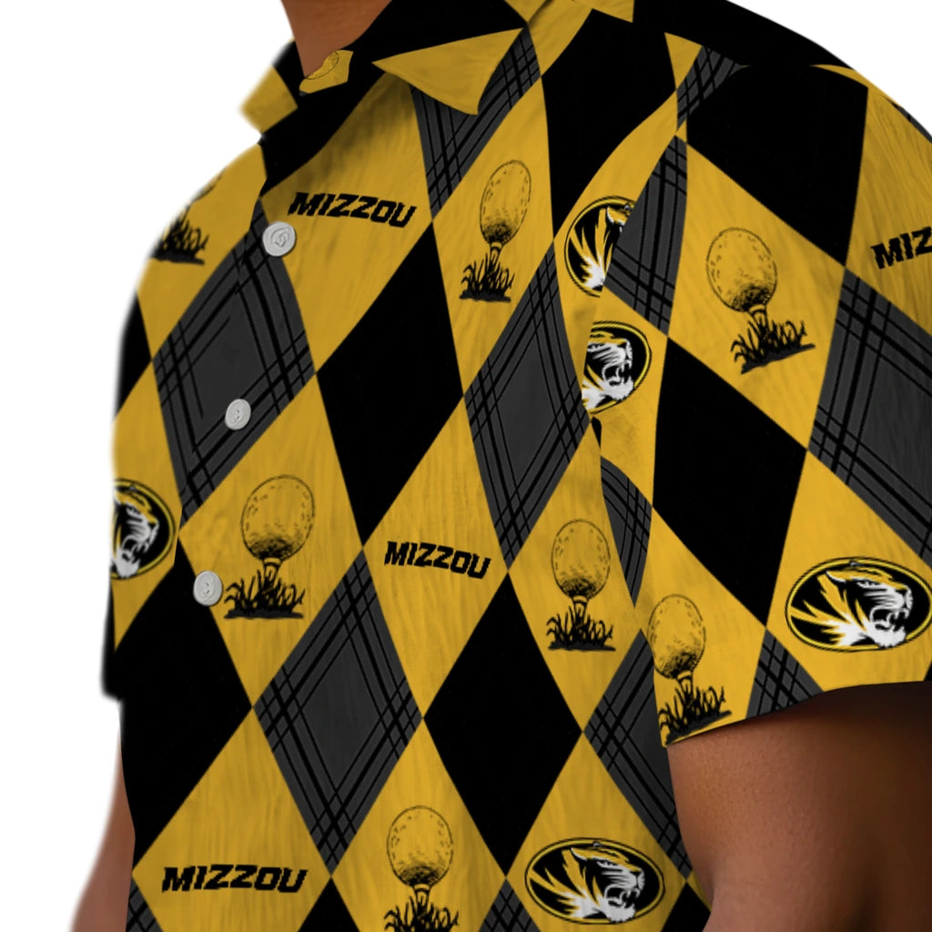Missouri Tigers Hawaiian Shirt - Golfing Plaid | Hula Hawaiian Shirts