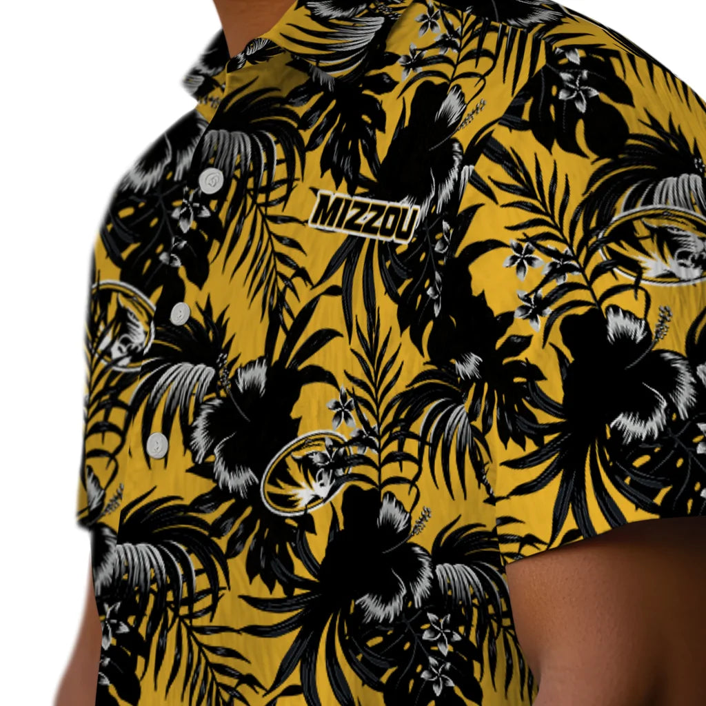 Missouri Tigers Hawaiian Shirt - Hibiscus Exotic | Hula Hawaiian Shirts