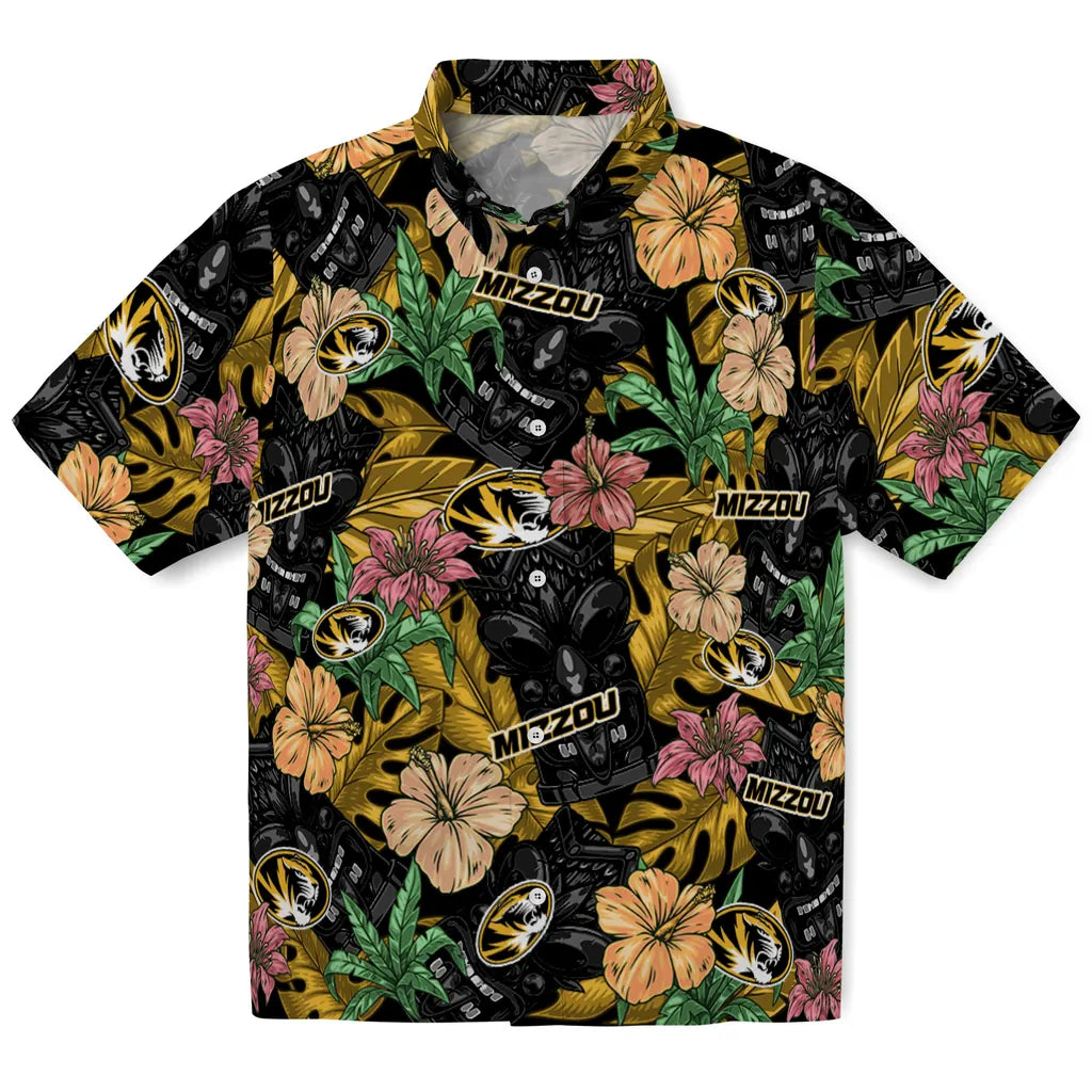 Missouri Tigers Hawaiian Shirt - Hibiscus Tiki Jungle | Hula Hawaiian Shirts