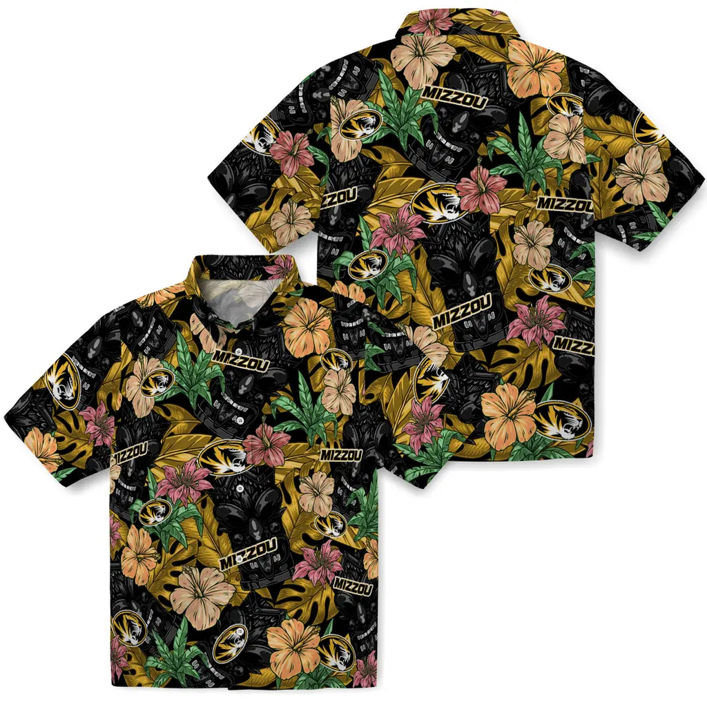 Missouri Tigers Hawaiian Shirt - Hibiscus Tiki Jungle | Hula Hawaiian Shirts