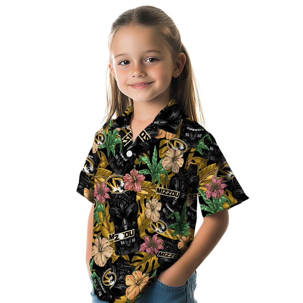 Missouri Tigers Hawaiian Shirt - Hibiscus Tiki Jungle | Hula Hawaiian Shirts