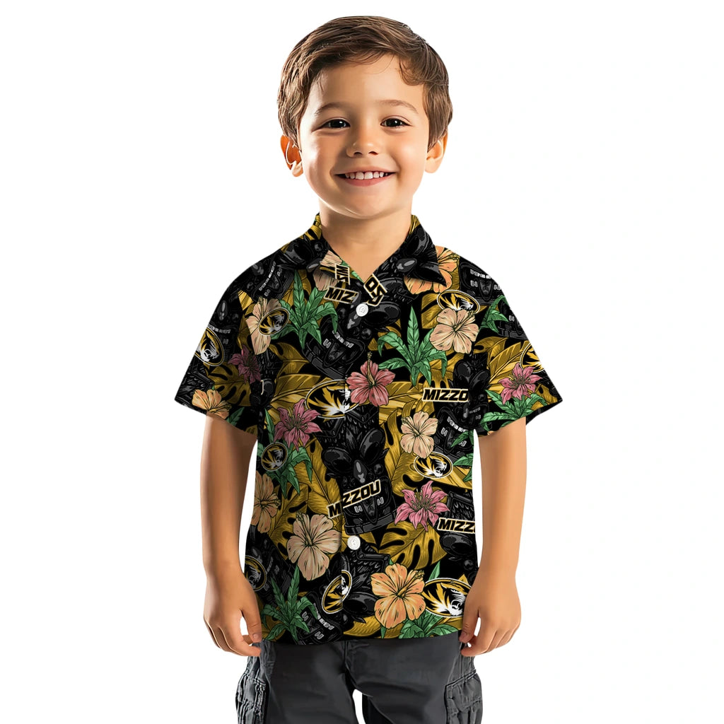 Missouri Tigers Hawaiian Shirt - Hibiscus Tiki Jungle | Hula Hawaiian Shirts