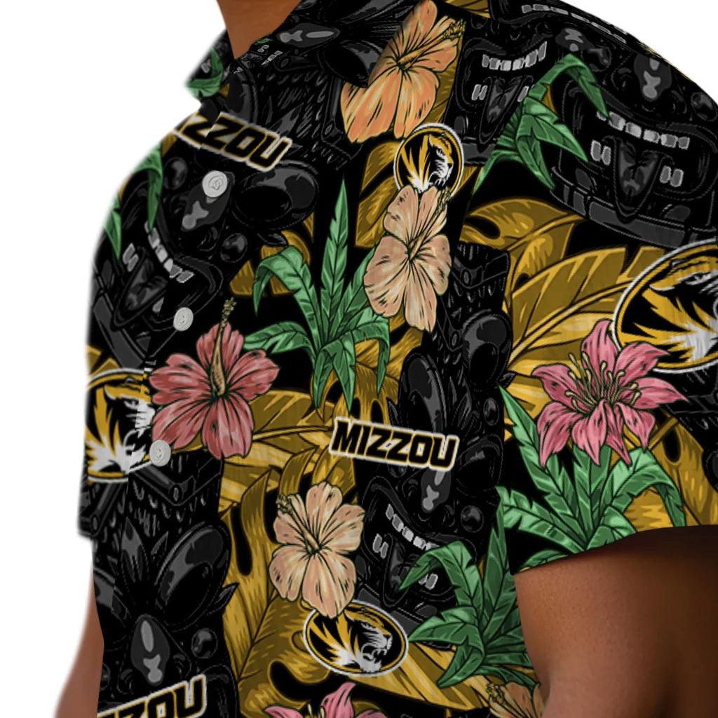Missouri Tigers Hawaiian Shirt - Hibiscus Tiki Jungle | Hula Hawaiian Shirts