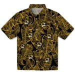 Missouri Tigers Hawaiian Shirt - Leaf Outline | Hula Hawaiian Shirts