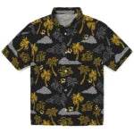 Missouri Tigers Hawaiian Shirt - Palm And Clouds | Hula Hawaiian Shirts