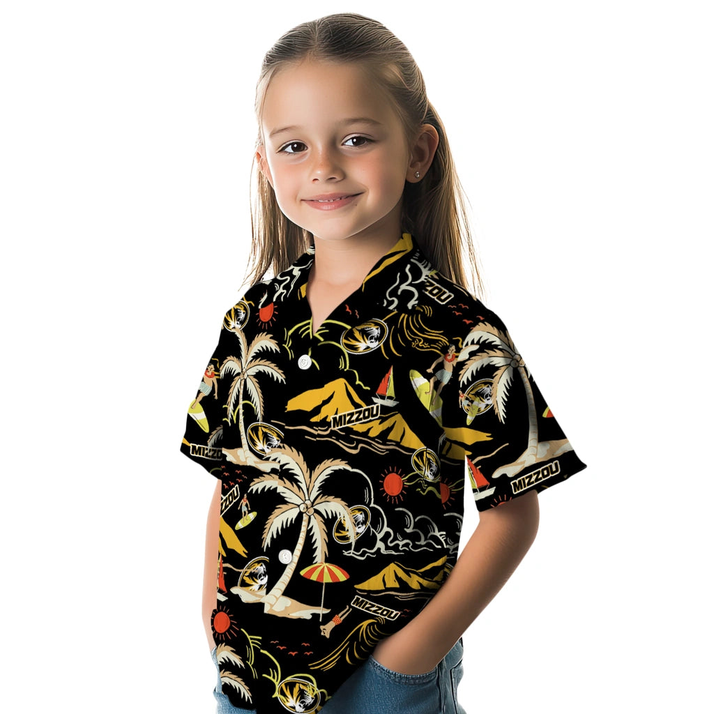 Missouri Tigers Hawaiian Shirt - Palm Tree Island | Hula Hawaiian Shirts