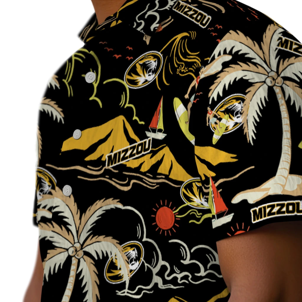 Missouri Tigers Hawaiian Shirt - Palm Tree Island | Hula Hawaiian Shirts