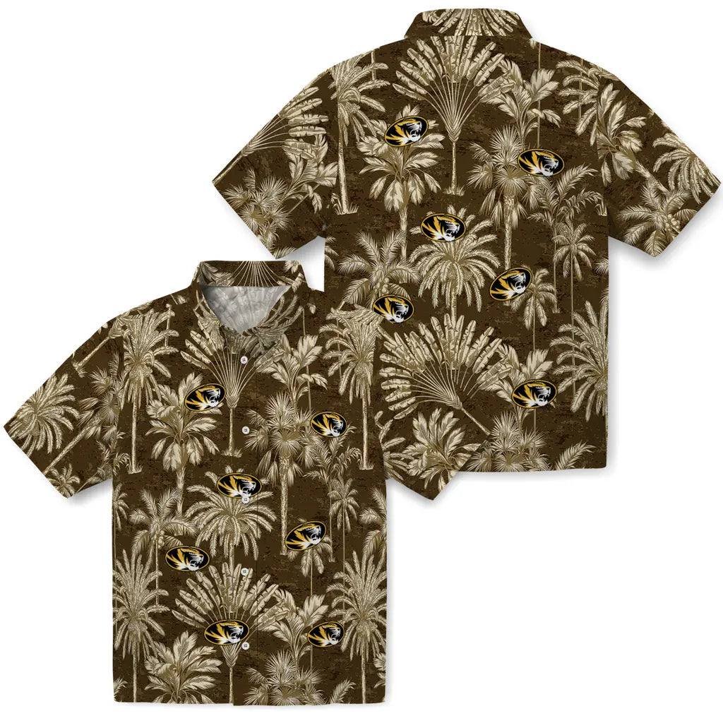 Missouri Tigers Hawaiian Shirt - Vintage Palm Tree | Hula Hawaiian Shirts
