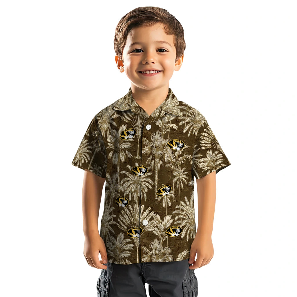Missouri Tigers Hawaiian Shirt - Vintage Palm Tree | Hula Hawaiian Shirts