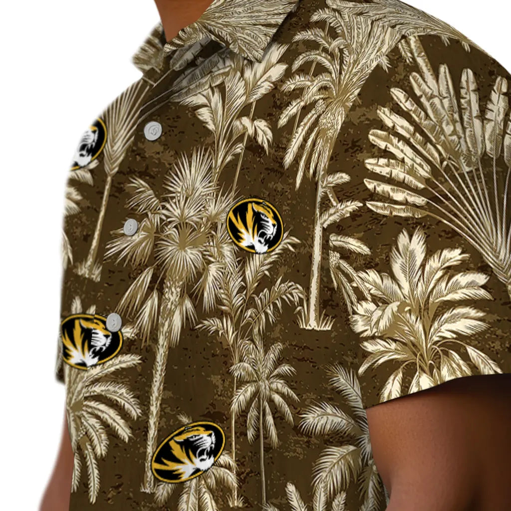 Missouri Tigers Hawaiian Shirt - Vintage Palm Tree | Hula Hawaiian Shirts