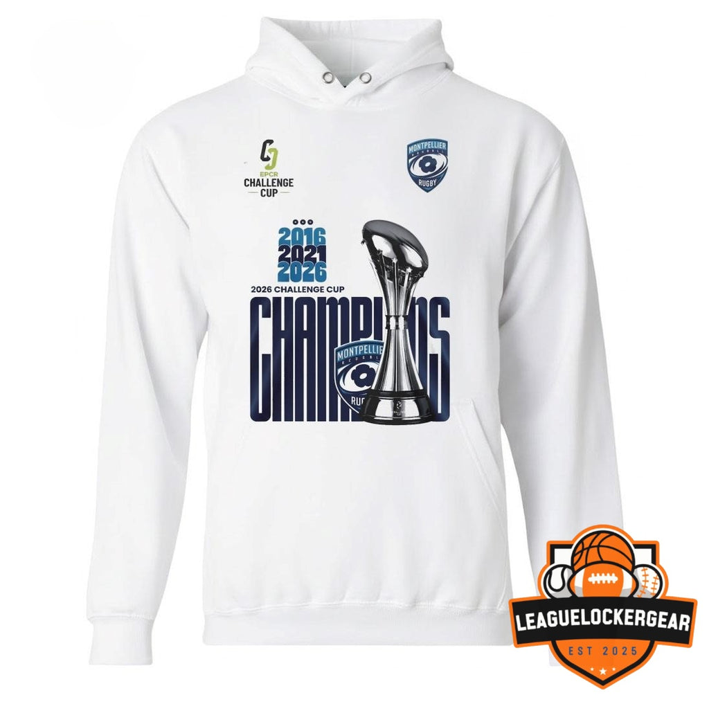 Montpellier Hérault Rugby EPCR Challenge Cup Champions T-Shirt - LeagueLockerGear