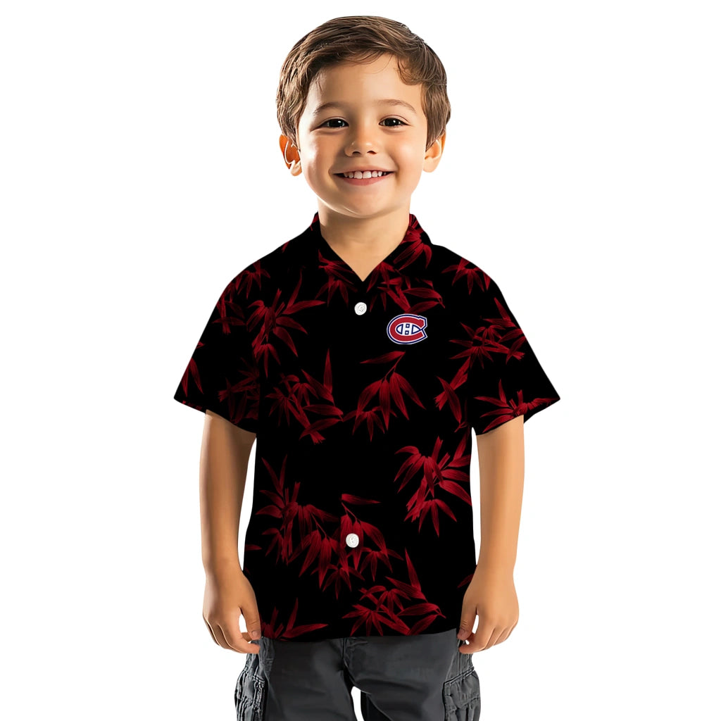 Montreal Canadiens Hawaiian Shirt - Bamboo Branches | Hula Hawaiian Shirts