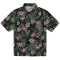 Montreal Canadiens Hawaiian Shirt - Hibiscus Leaves Pattern | Hula Hawaiian Shirts