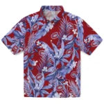 Montreal Canadiens Hawaiian Shirt - Palm Leaves | Hula Hawaiian Shirts