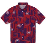 Montreal Canadiens Hawaiian Shirt - Turtle Lines | Hula Hawaiian Shirts