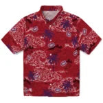 Montreal Canadiens Hawaiian Shirt - Wave Palm | Hula Hawaiian Shirts