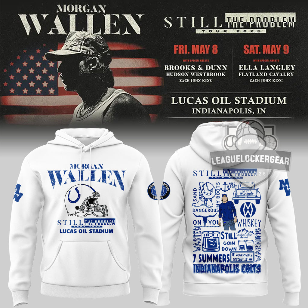 Morgan Wallen Indianapolis Colts Still The Problem Tour 2026 T-Shirt - LeagueLockerGear