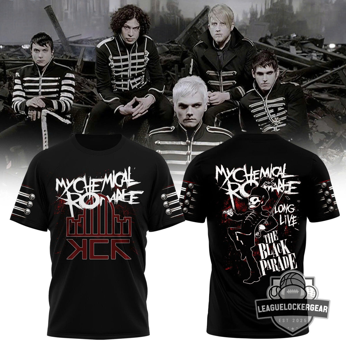 My Chemical Romance The Black Parade T-Shirt - LeagueLockerGear