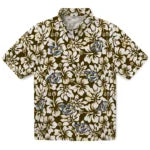 Nashville Predators Hawaiian Shirt - Hibiscus Motif | Hula Hawaiian Shirts