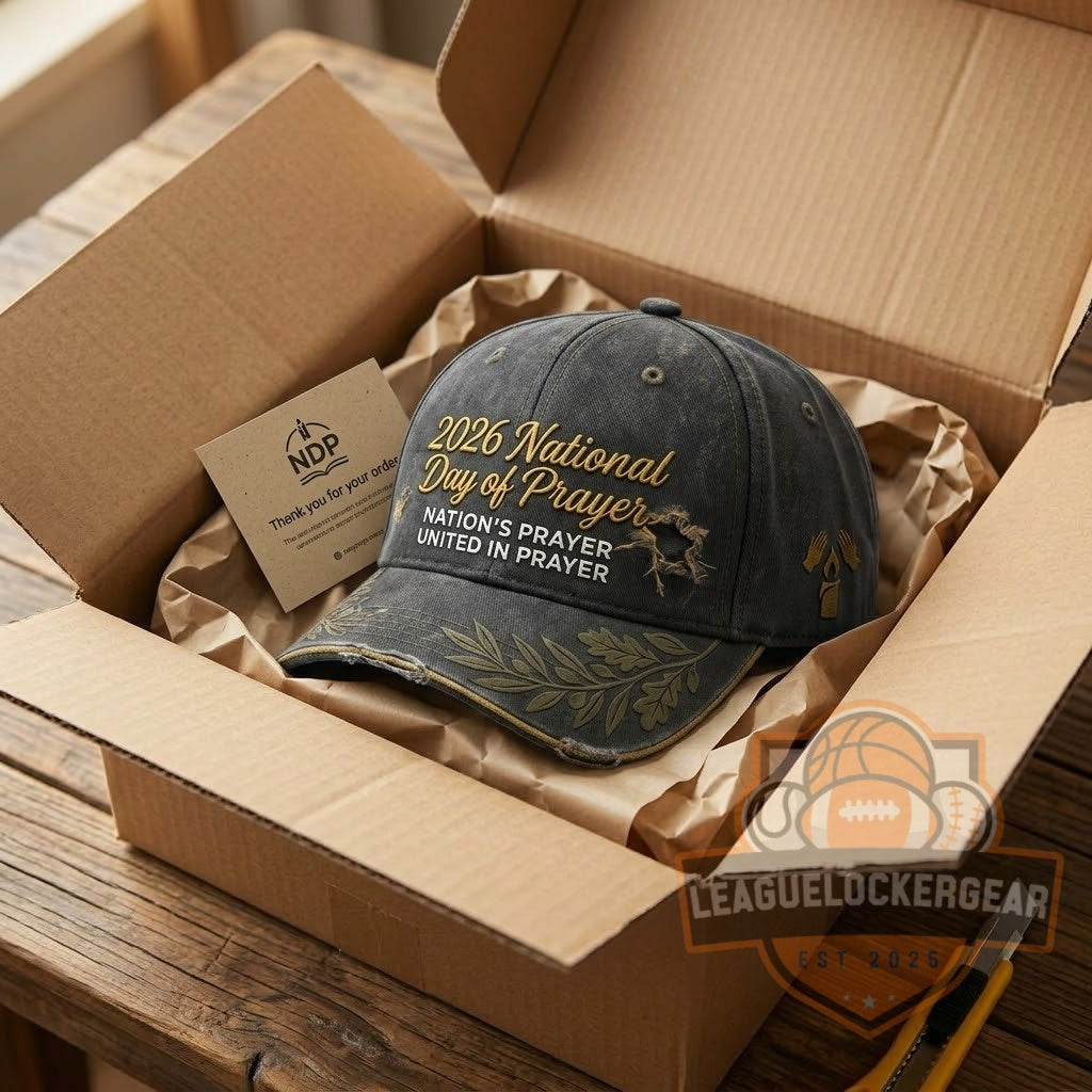 National Day of Prayer 2026 United In Prayer Baseball Cap - LeagueLockerGear