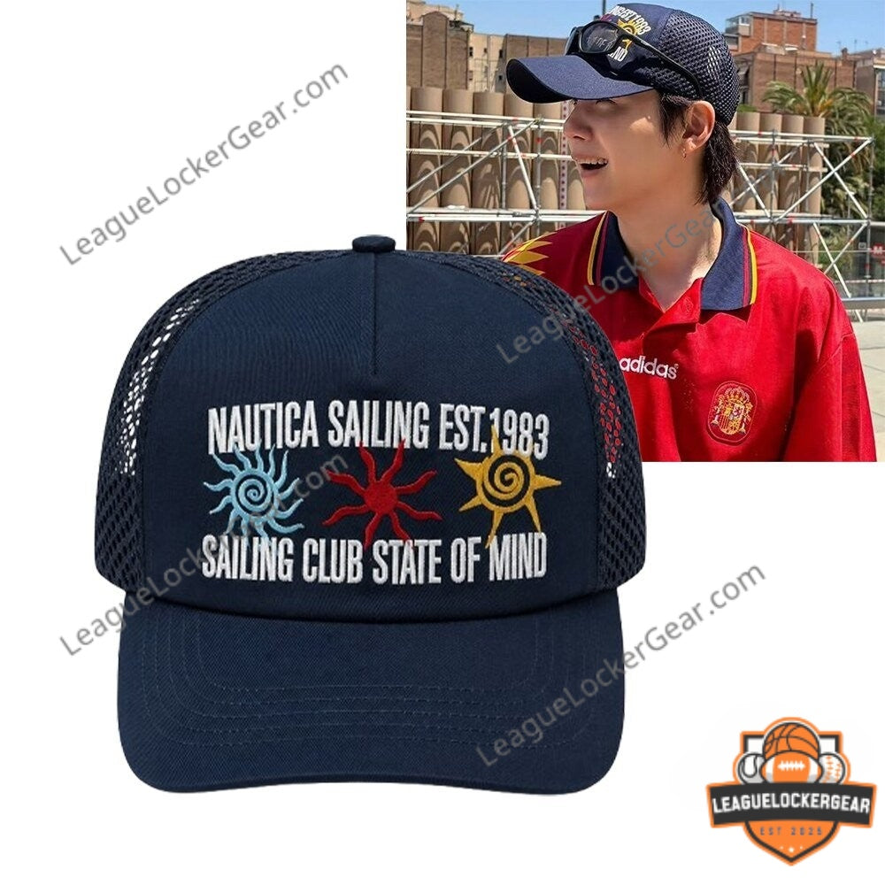 BTS Suga Ocean Totem Nautica Sailing Club State Of Mind Hat - LeagueLockerGear