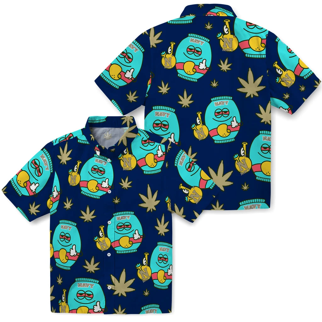Navy Midshipmen Hawaiian Shirt - Chill Vibe | Hula Hawaiian Shirts