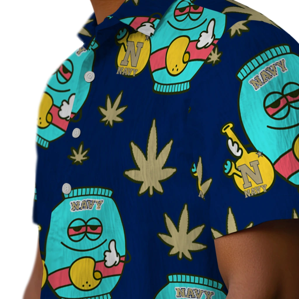 Navy Midshipmen Hawaiian Shirt - Chill Vibe | Hula Hawaiian Shirts