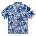 Navy Midshipmen Hawaiian Shirt - Hibiscus Blooms | Hula Hawaiian Shirts