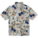 Navy Midshipmen Hawaiian Shirt - Hibiscus Seaside | Hula Hawaiian Shirts