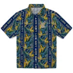 Navy Midshipmen Hawaiian Shirt - Paradise Vines | Hula Hawaiian Shirts