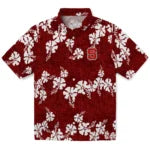 NC State Wolfpack Hawaiian Shirt - 50th State Flower | Hula Hawaiian Shirts