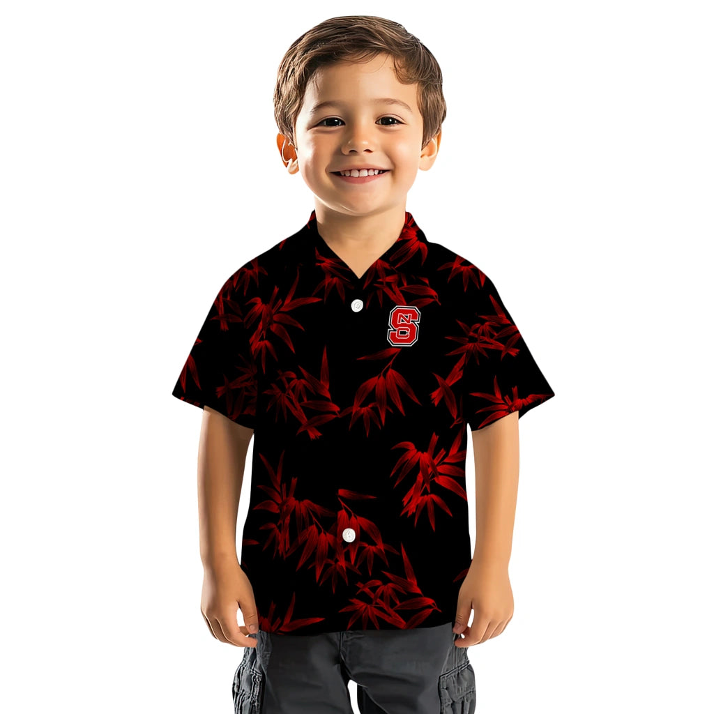 NC State Wolfpack Hawaiian Shirt - Bamboo Branches | Hula Hawaiian Shirts