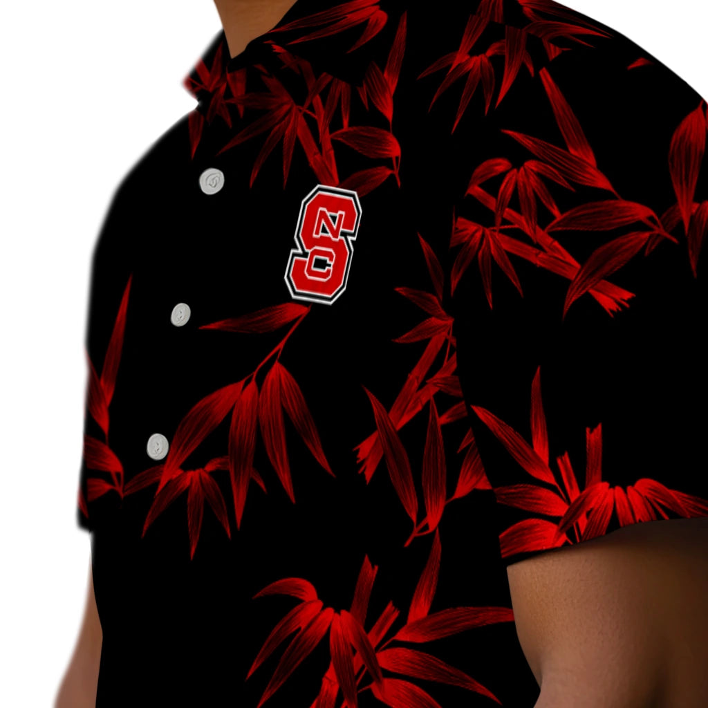 NC State Wolfpack Hawaiian Shirt - Bamboo Branches | Hula Hawaiian Shirts