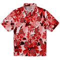 NC State Wolfpack Hawaiian Shirt - Hibiscus Arrangement | Hula Hawaiian Shirts