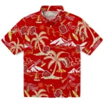 NC State Wolfpack Hawaiian Shirt - Palm Tree Island | Hula Hawaiian Shirts