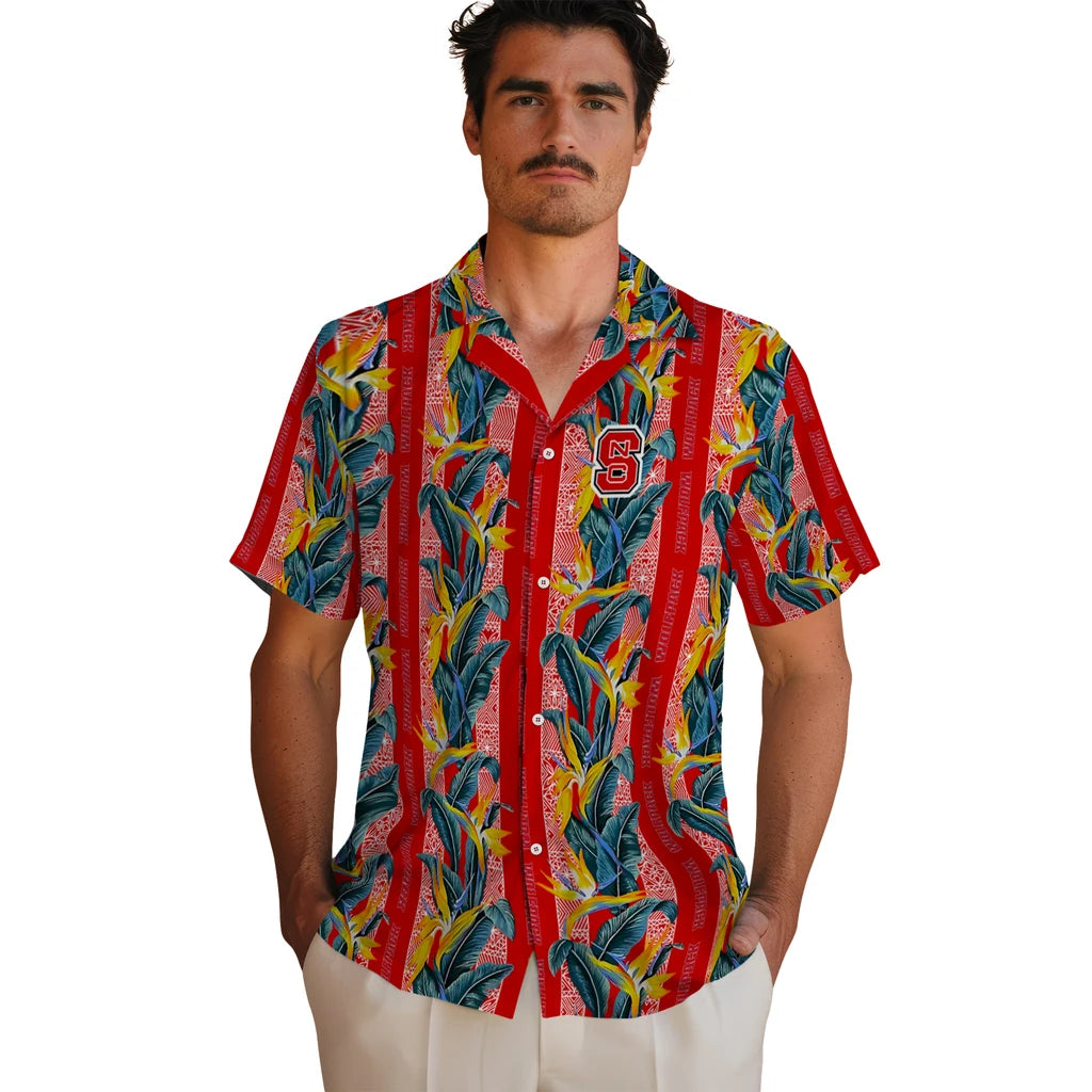 NC State Wolfpack Hawaiian Shirt - Paradise Vines | Hula Hawaiian Shirts