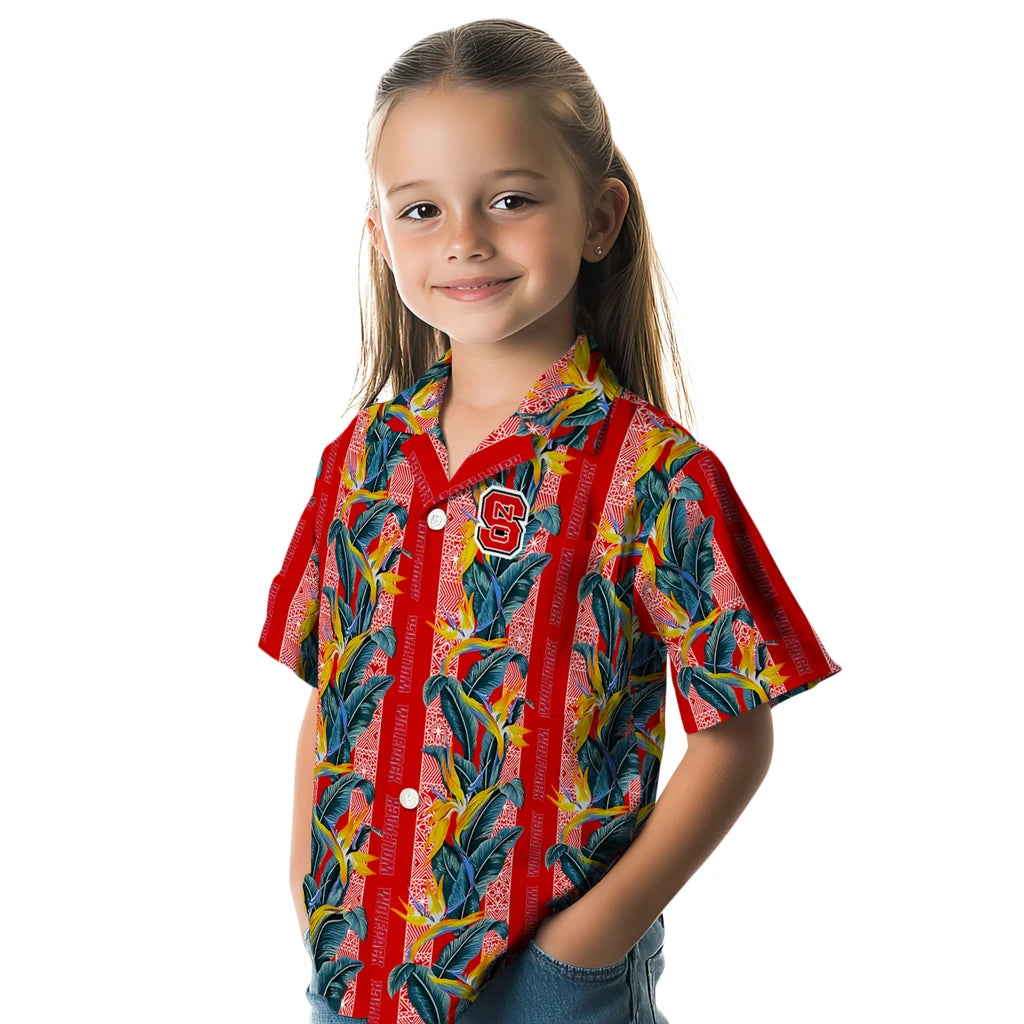 NC State Wolfpack Hawaiian Shirt - Paradise Vines | Hula Hawaiian Shirts