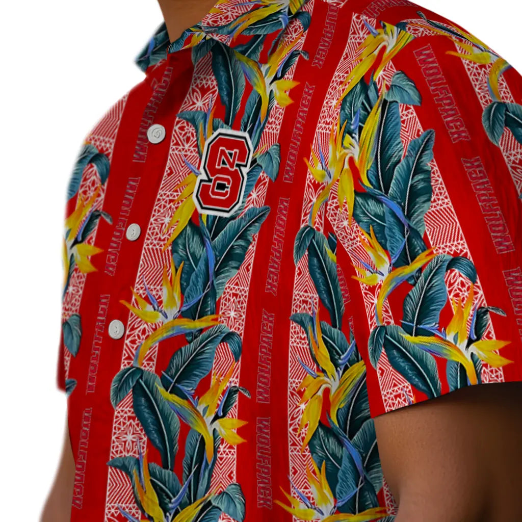 NC State Wolfpack Hawaiian Shirt - Paradise Vines | Hula Hawaiian Shirts